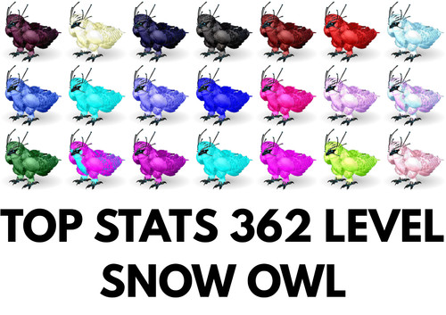 Snow owl 362 level top - level, stats